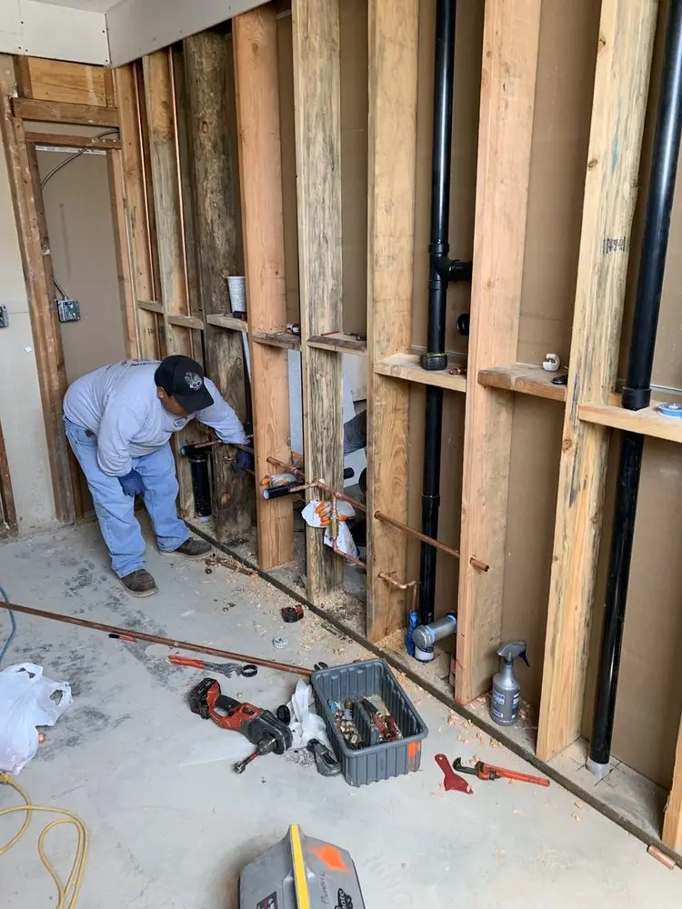 Commercial rough-in plumbing for Trenchless Sewer Repair in Roxbury
